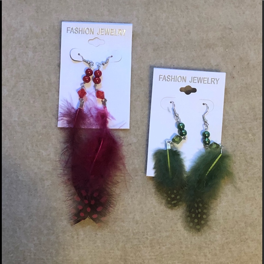 Fabulous Feather Earrings